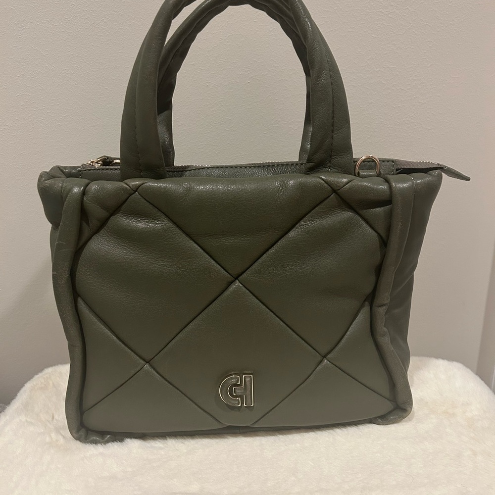 Cole Haan Green Quilted